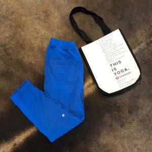 Blue Lulu Lemon Joggers
